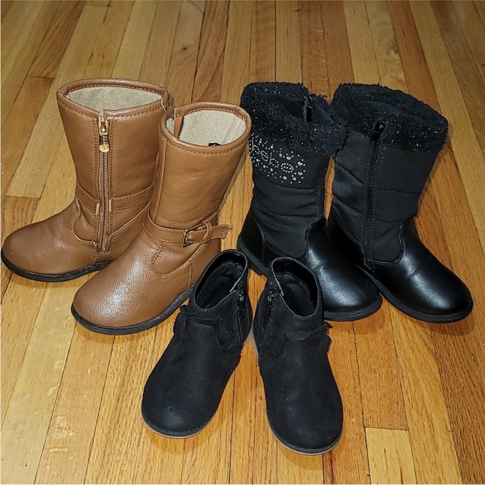 Toddler girls boots bundle
